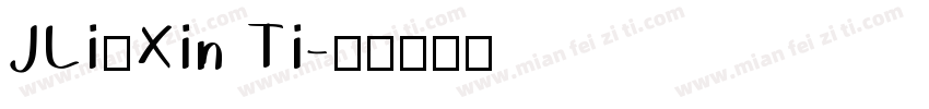 JLiuXin Ti字体转换